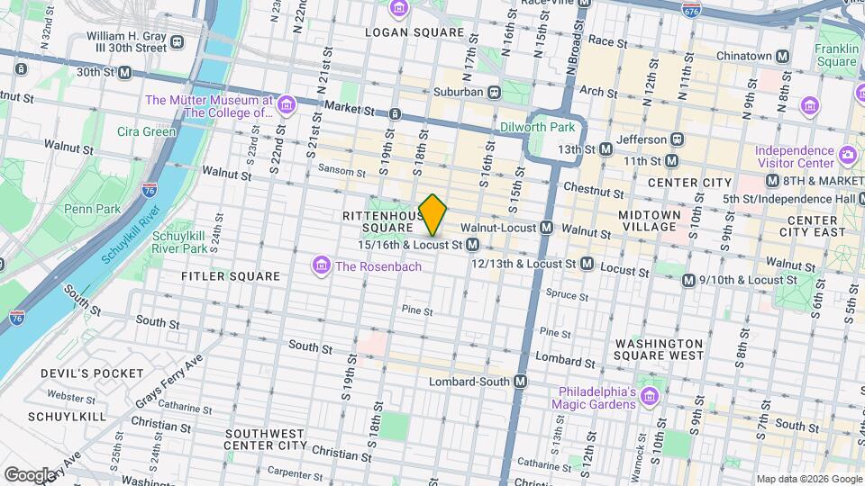 1706 Locust St, Unit 2 Mapa y Detalles de la Ubicación