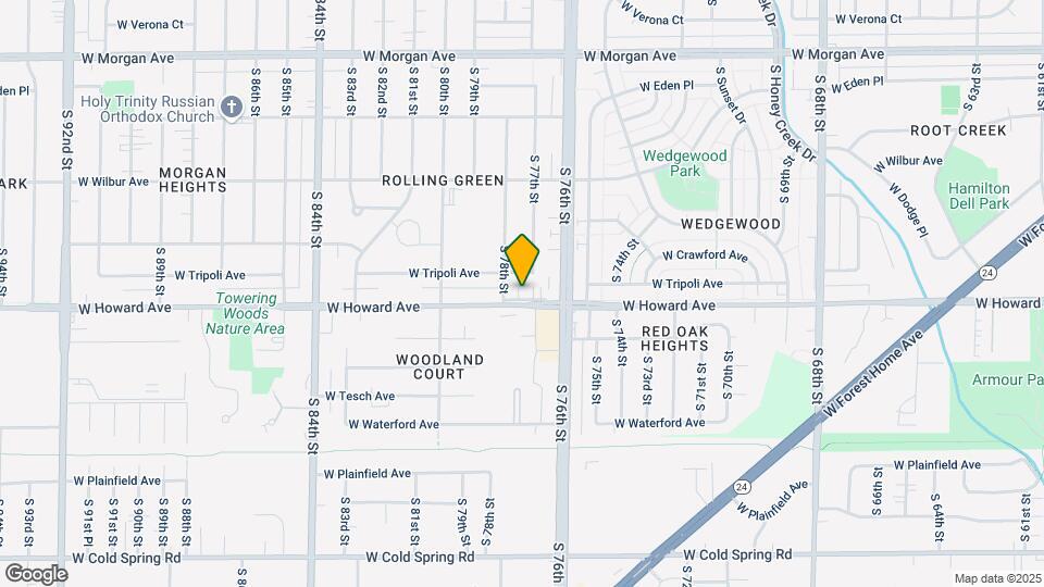 7708 W Howard Ave Mapa y Detalles de la Ubicación