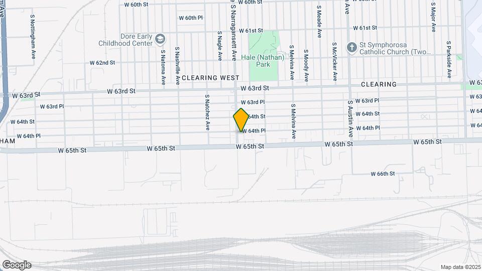 6439-6443 S Narragansett Ave Mapa y Detalles de la Ubicación