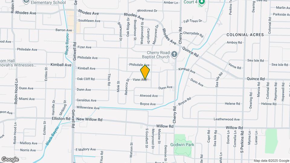 4229 Vann Ave Map and Location Details