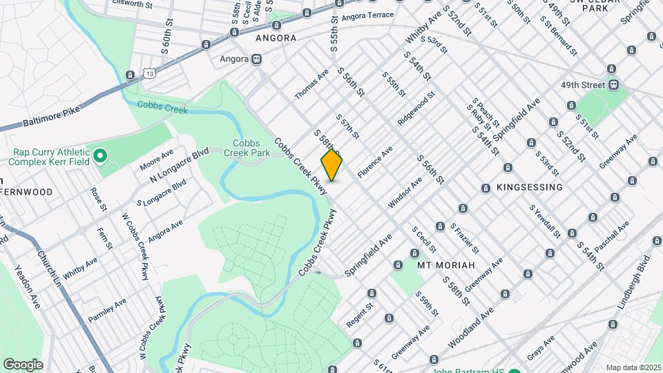5844 Pentridge St Map and Location Details