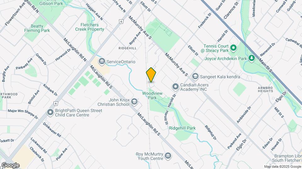 82A Corby Cres Map and Location Details