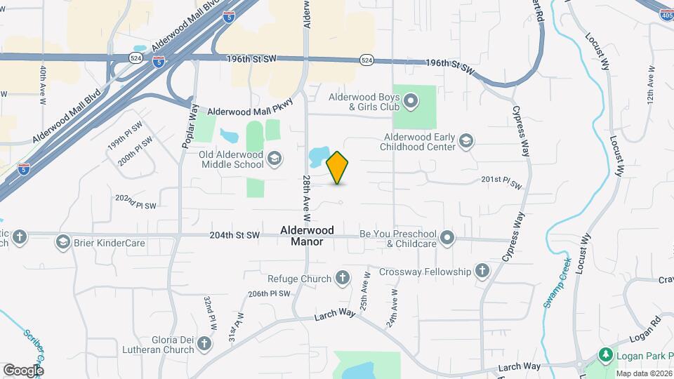 20119 28th Ave W, Unit FEED Map and Location Details