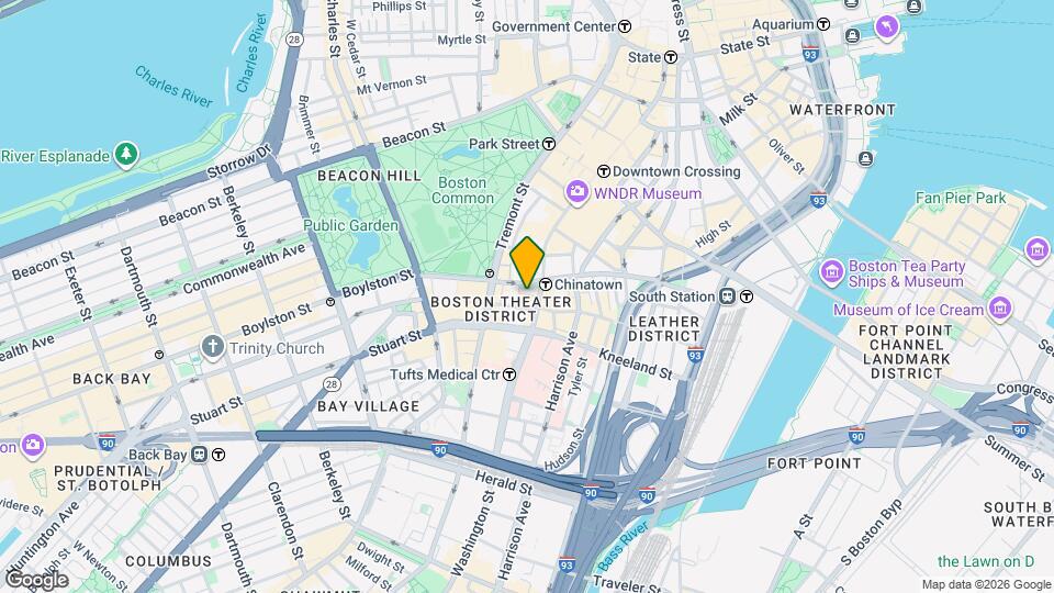 The Kensington Mapa y Detalles de la Ubicación