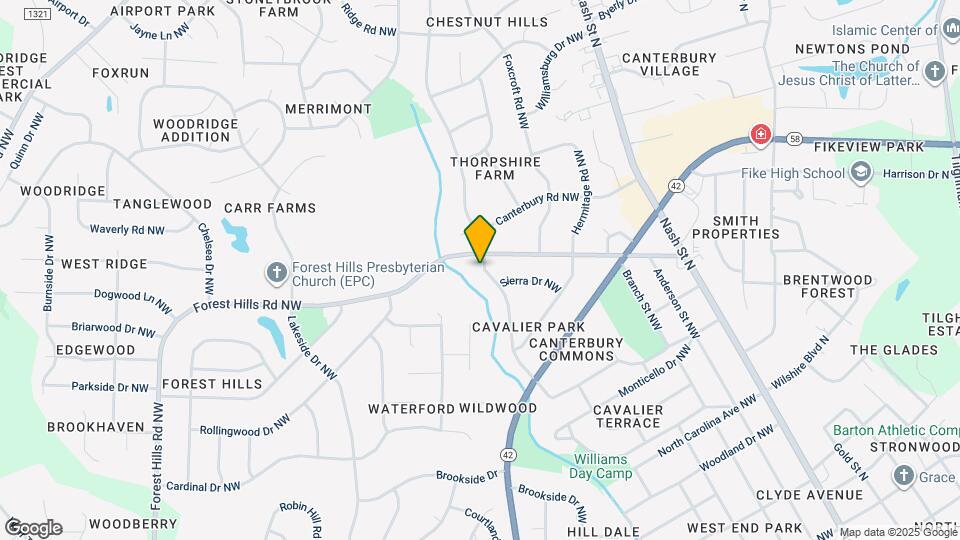 1931 Canal Dr NW Map and Location Details