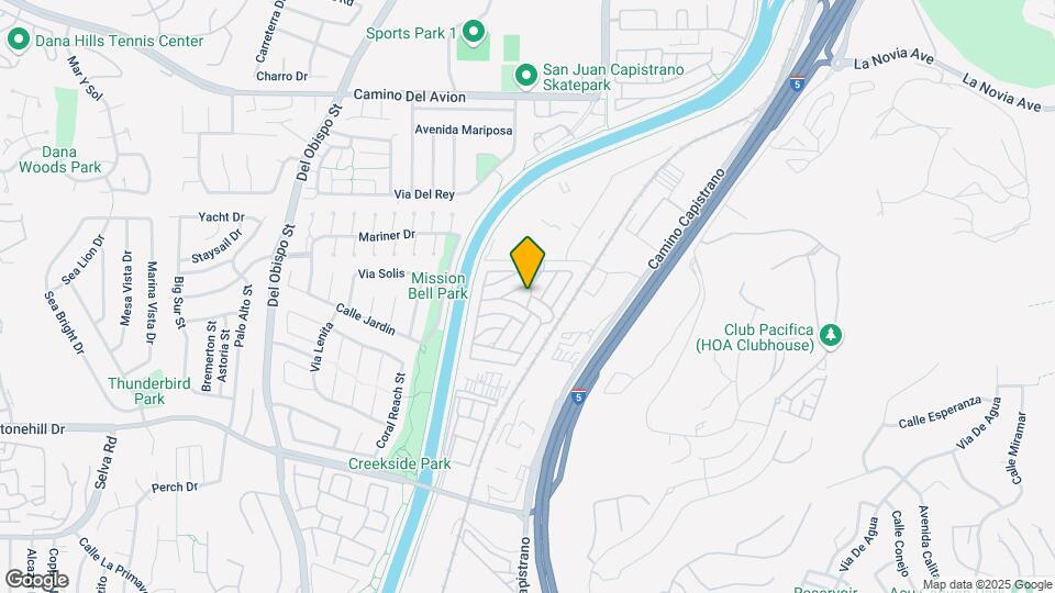 Capistrano Valley Mobile Estates Mapa y Detalles de la Ubicación