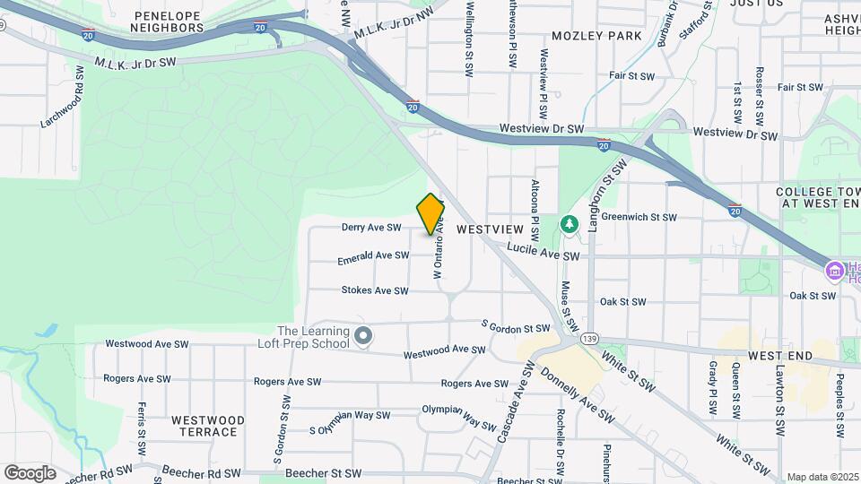 451 W Ontario Ave SW Map and Location Details