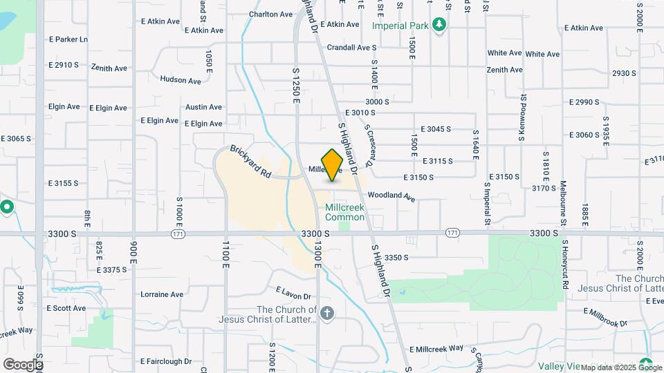 1337 E Woodland Ave Map and Location Details