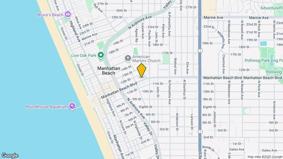 741 Manhattan Beach Blvd Map and Location Details