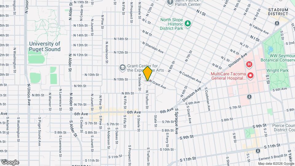 908 N Grant Ave Mapa y Detalles de la Ubicación