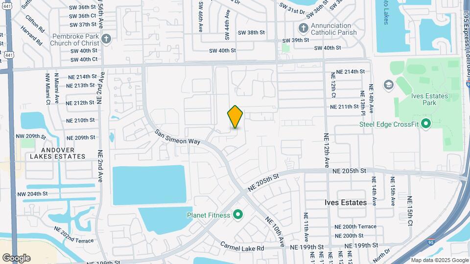 20912 NE 8th Ave Map and Location Details