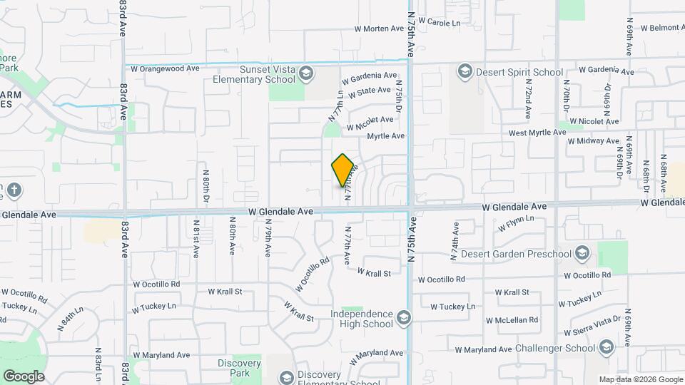 7014 N 77th Ave Mapa y Detalles de la Ubicación