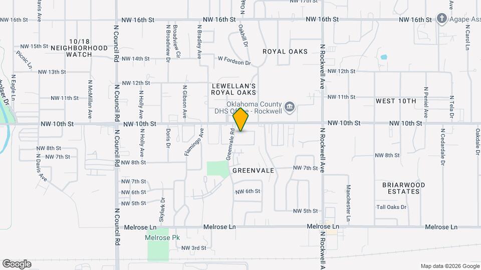 7418 NW 10th St Map and Location Details