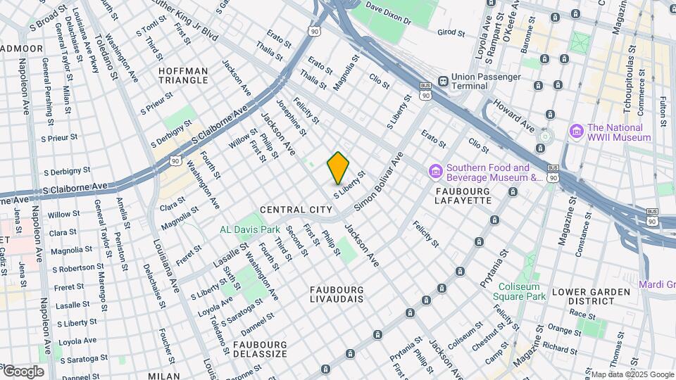 2113-2115 S Liberty St Mapa y Detalles de la Ubicación