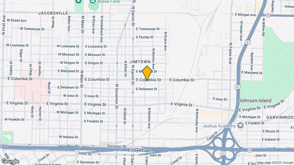 703 E Columbia St Map and Location Details