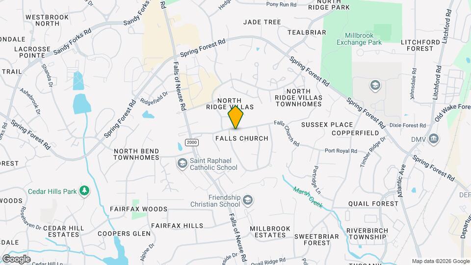 1404 Falls Church Rd Map and Location Details