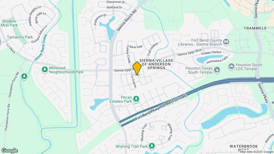 5827 Silver Oak Map and Location Details