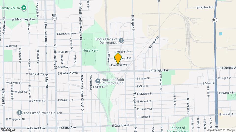 1035 Elmhurst Ave Map and Location Details
