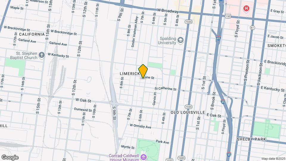 1036 S 6th St Map and Location Details