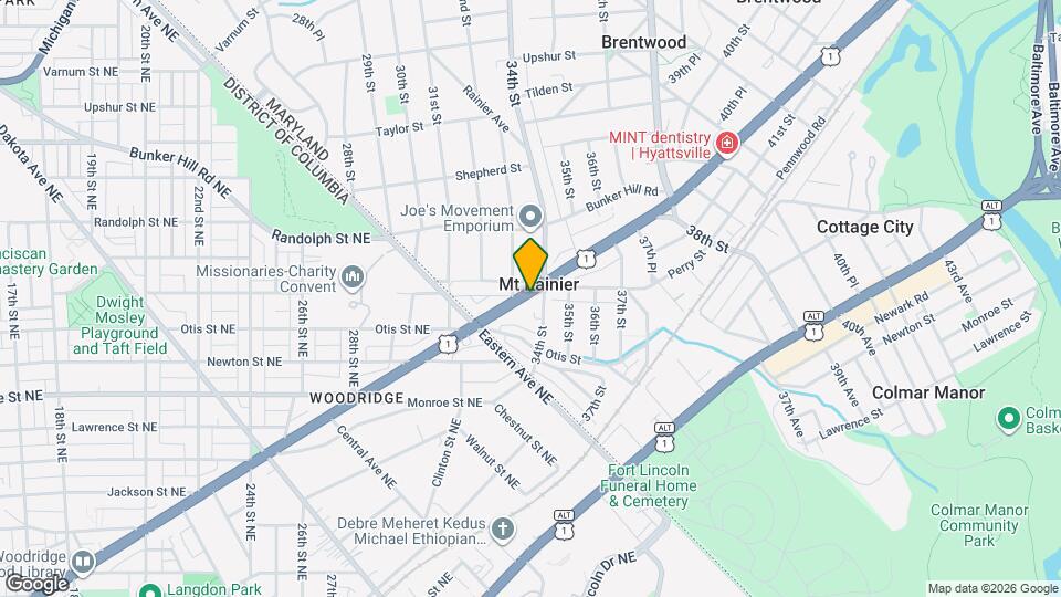 3311 Rhode Island Ave Map and Location Details