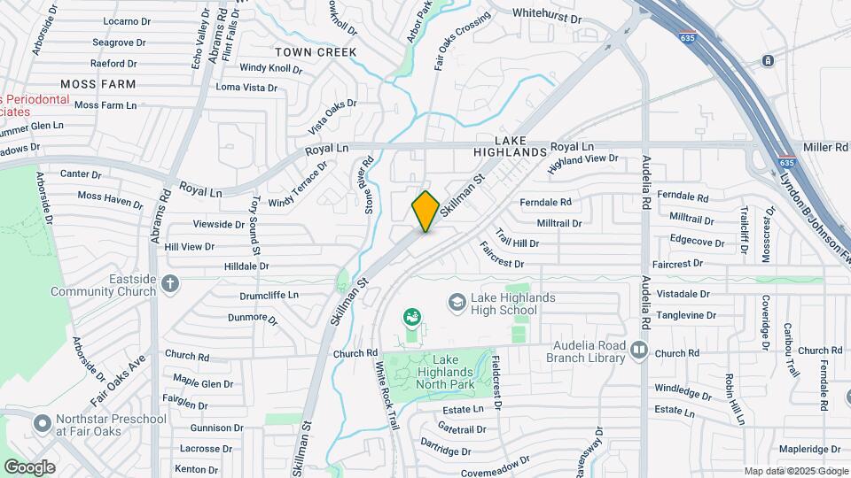 8110 Skillman St Map and Location Details