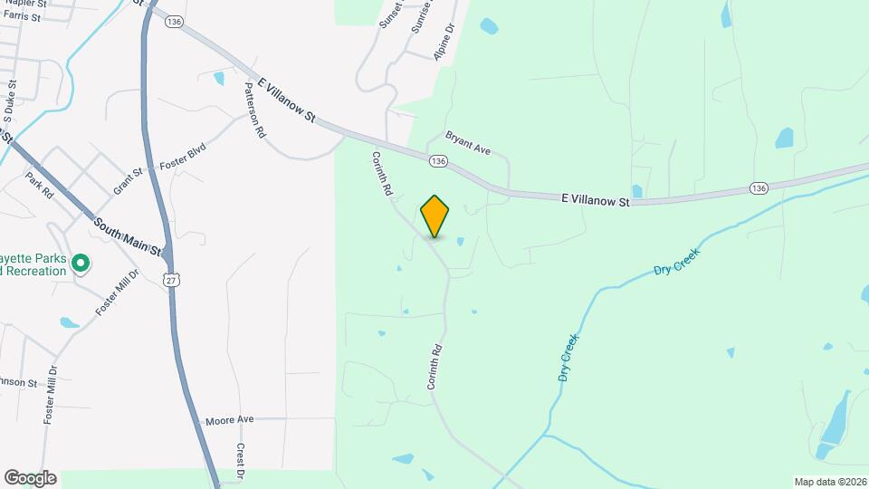 333 Corinth Rd Map and Location Details