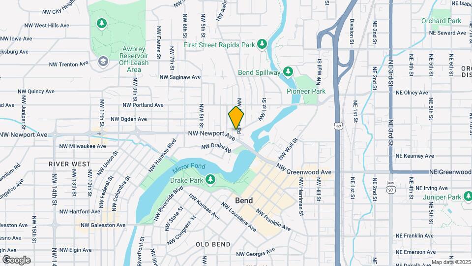 1429 NW Awbrey Rd Map and Location Details