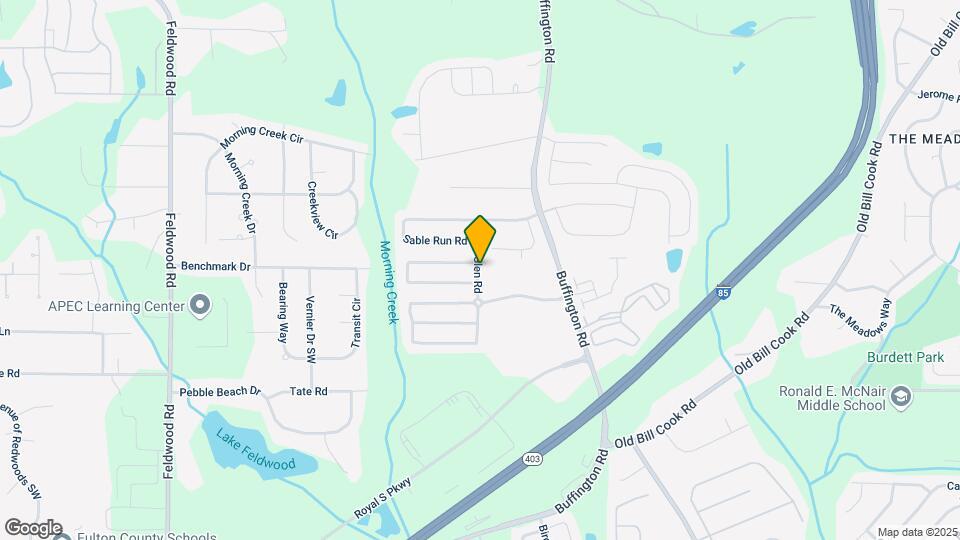 5760 Sable Glen Rd Map and Location Details