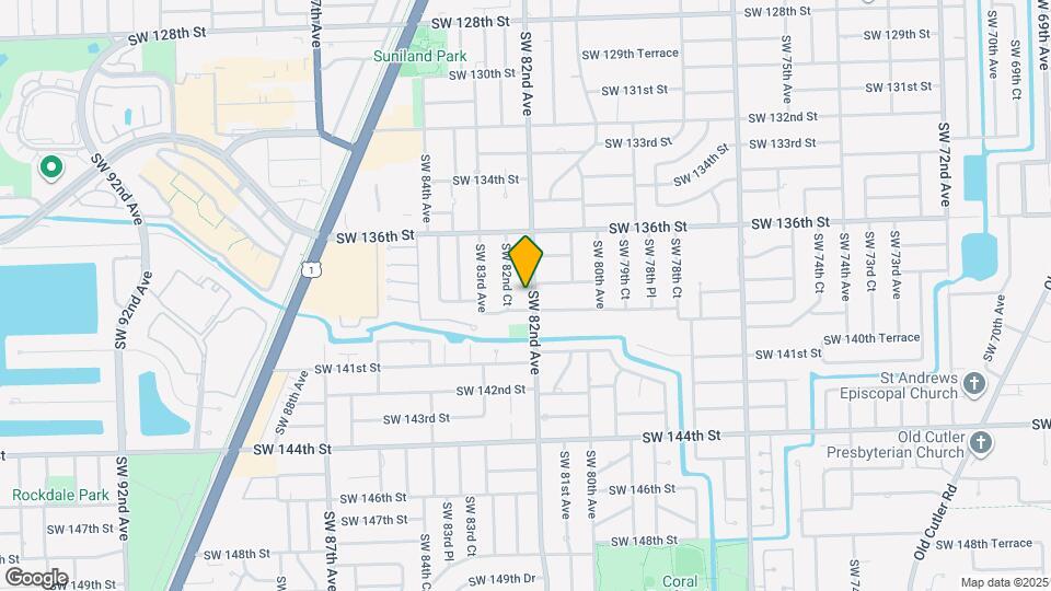 13820 SW 82nd Ave Map and Location Details