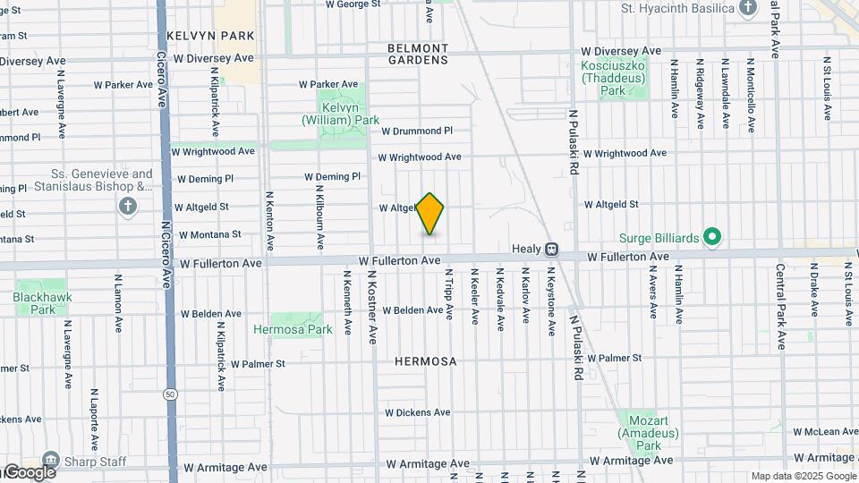 2415 N Kildare Ave Map and Location Details