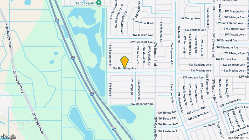 1834 SW Buttercup Ave Map and Location Details