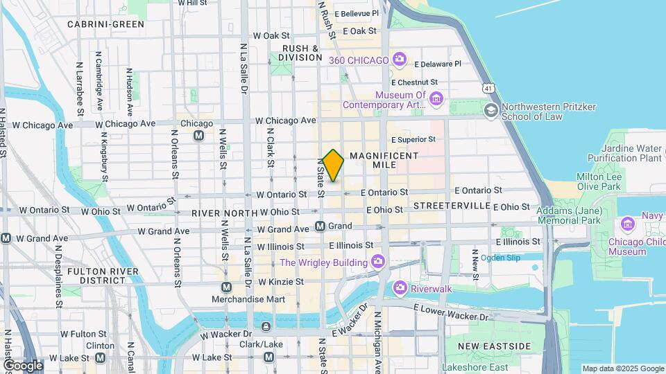 10 E Ontario St, Unit 2909 Map and Location Details