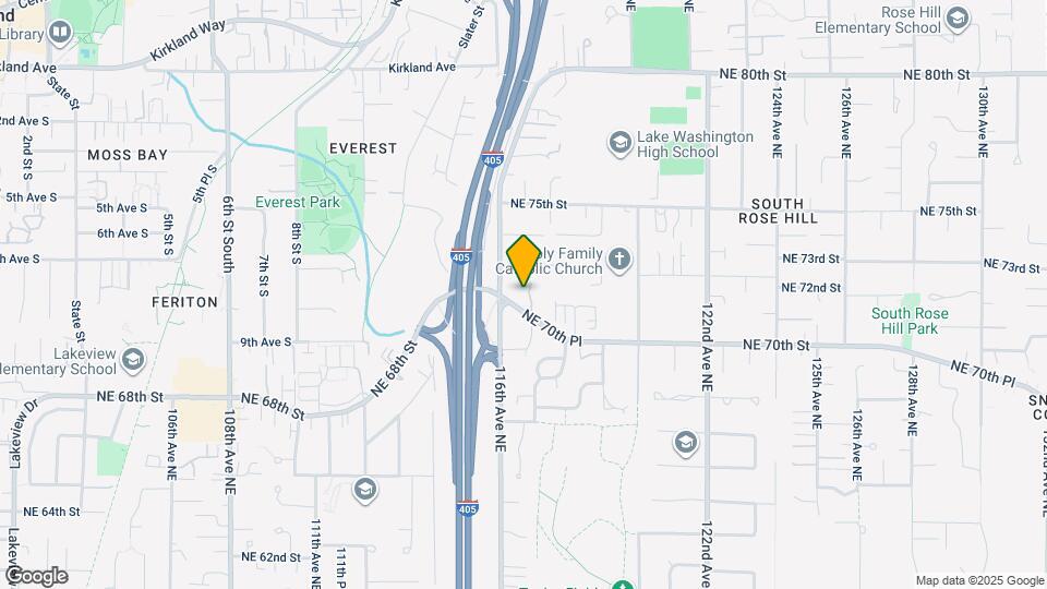 11630 NE 70th Pl Mapa y Detalles de la Ubicación