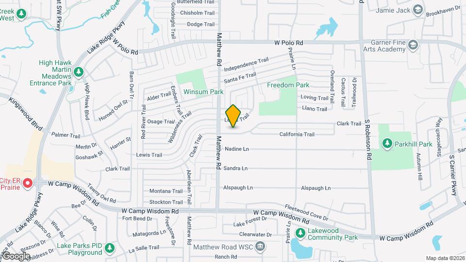 1702 Clark Trail Mapa y Detalles de la Ubicación