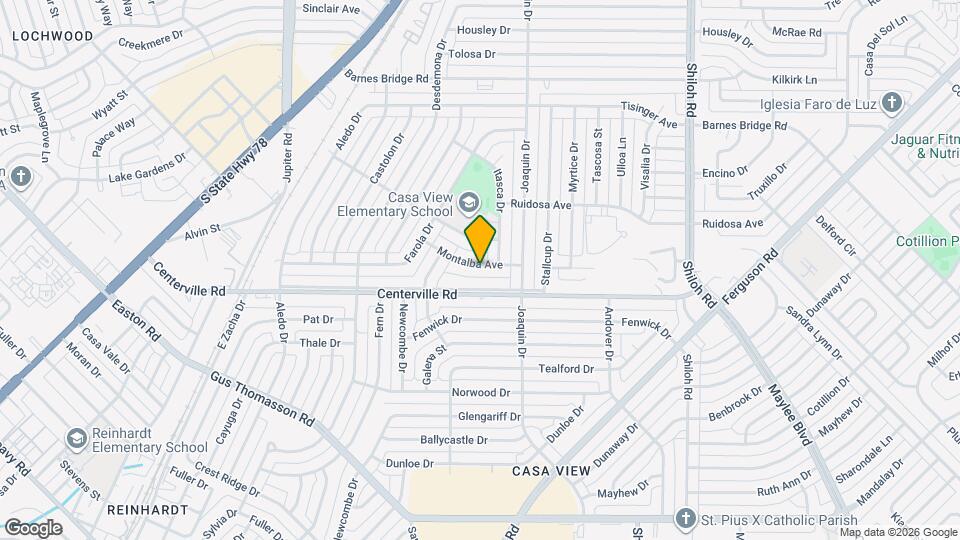 2140 Montalba Ave Map and Location Details