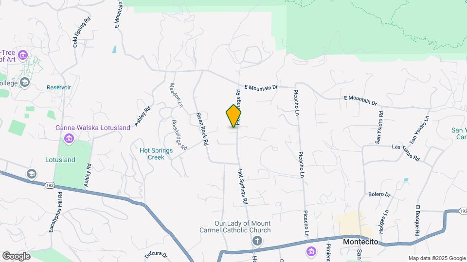 765 Hot Springs Rd Map and Location Details