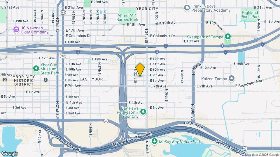 3208 E 8th Ave Mapa y Detalles de la Ubicación