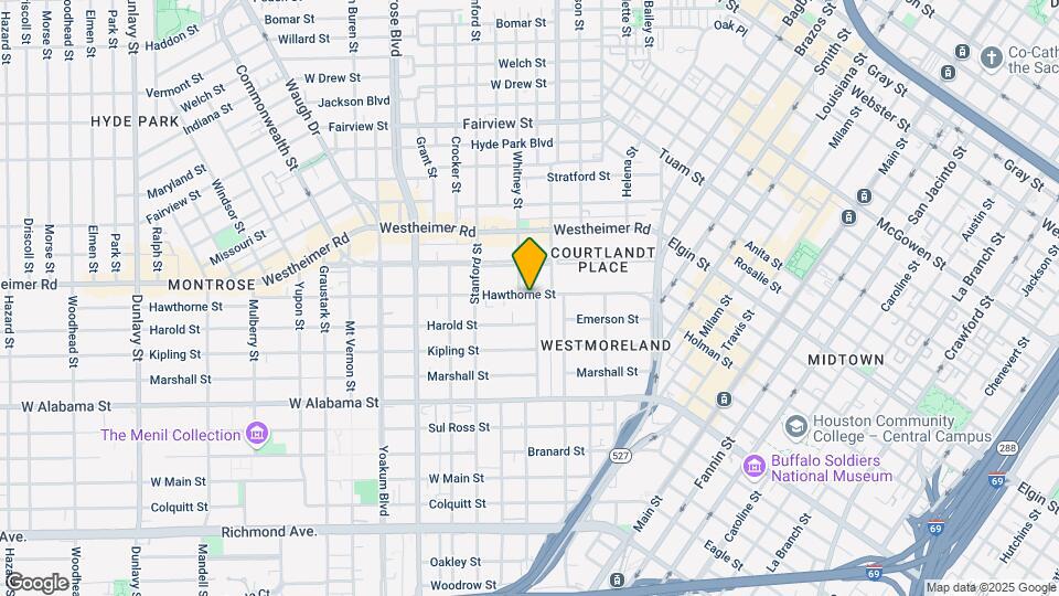 611 Hawthorne St Mapa y Detalles de la Ubicación