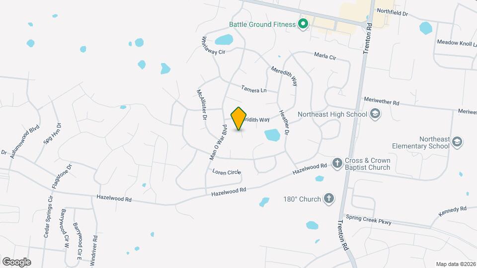 3741 Cave Mill Ct Map and Location Details