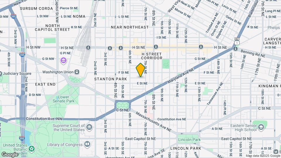645 Acker Pl NE, Unit Acker Bsmt Apt Mapa y Detalles de la Ubicación