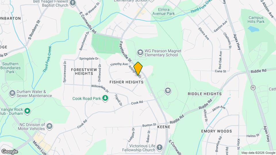 3528 Arlington St Map and Location Details