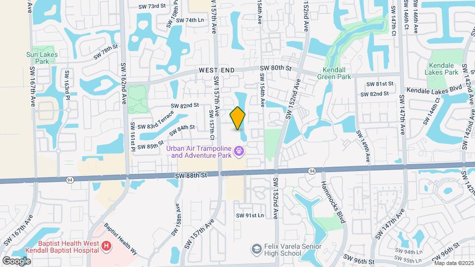 8475 SW 156th Ct Map and Location Details