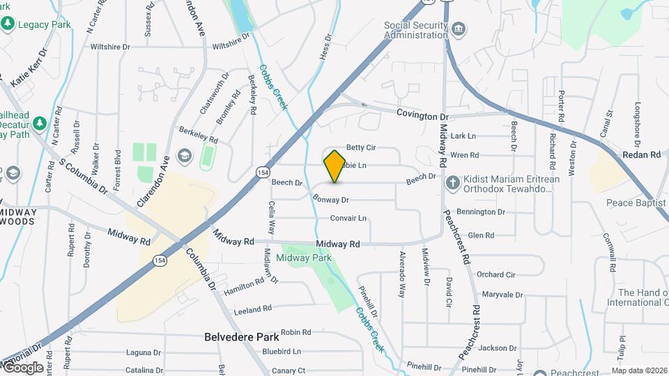 3213 Beech Dr Mapa y Detalles de la Ubicación