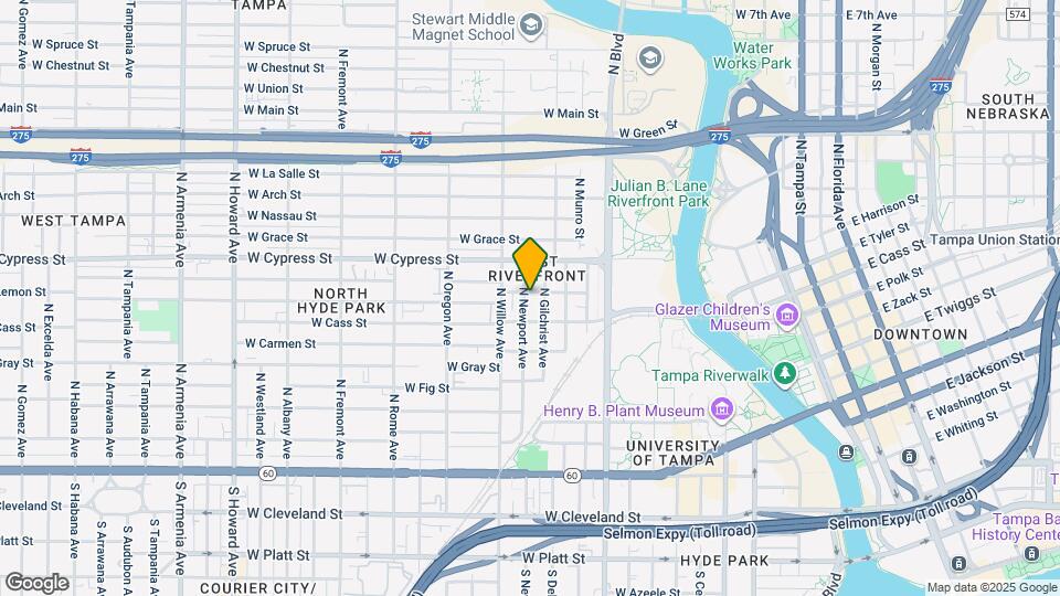 713 N Newport Ave Map and Location Details