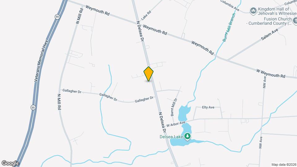 3534 N Delsea Dr Map and Location Details