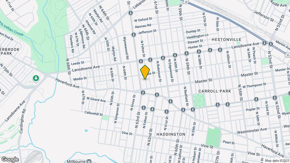 1434 N Felton St Map and Location Details