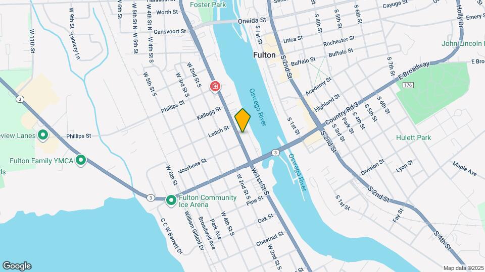 215 W 1st St S Map and Location Details