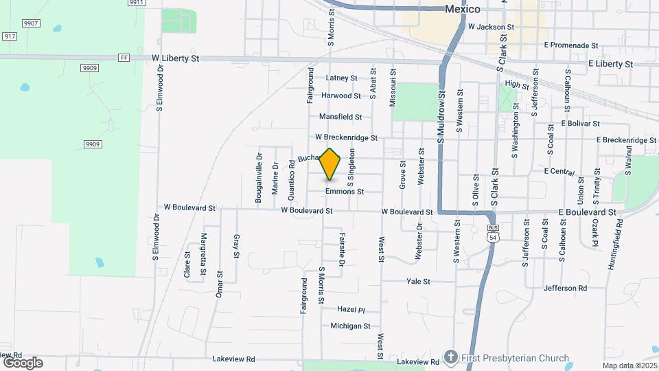 1029 Emmons St Map and Location Details