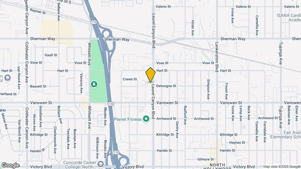 Laurel Canyon Apartments Map and Location Details