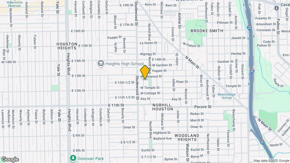 4022 Oakridge St Map and Location Details